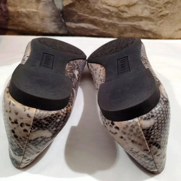 Esprit Pamela Snake Print Ballet Flats Grey Gray 6M - Picture 14 of 16